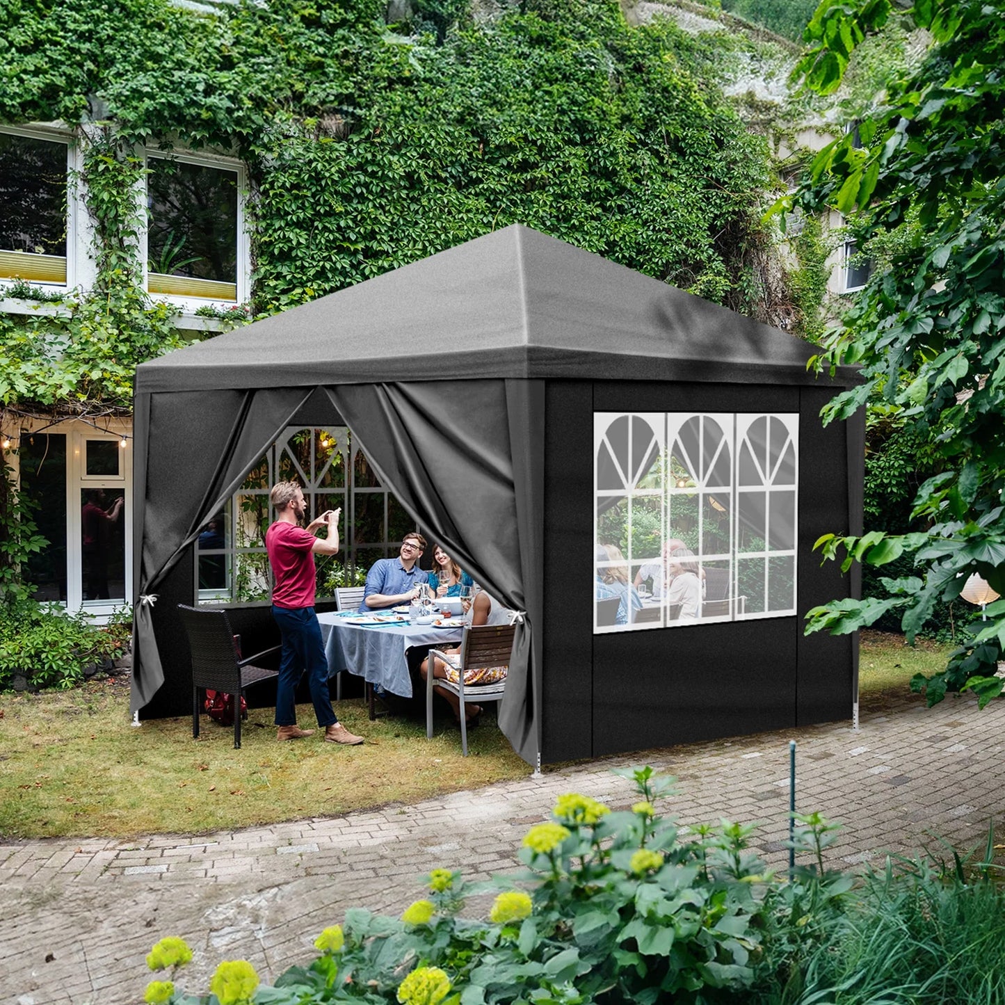 HighSound Waterproof Outdoor Canopy Patio Tent Party Tent