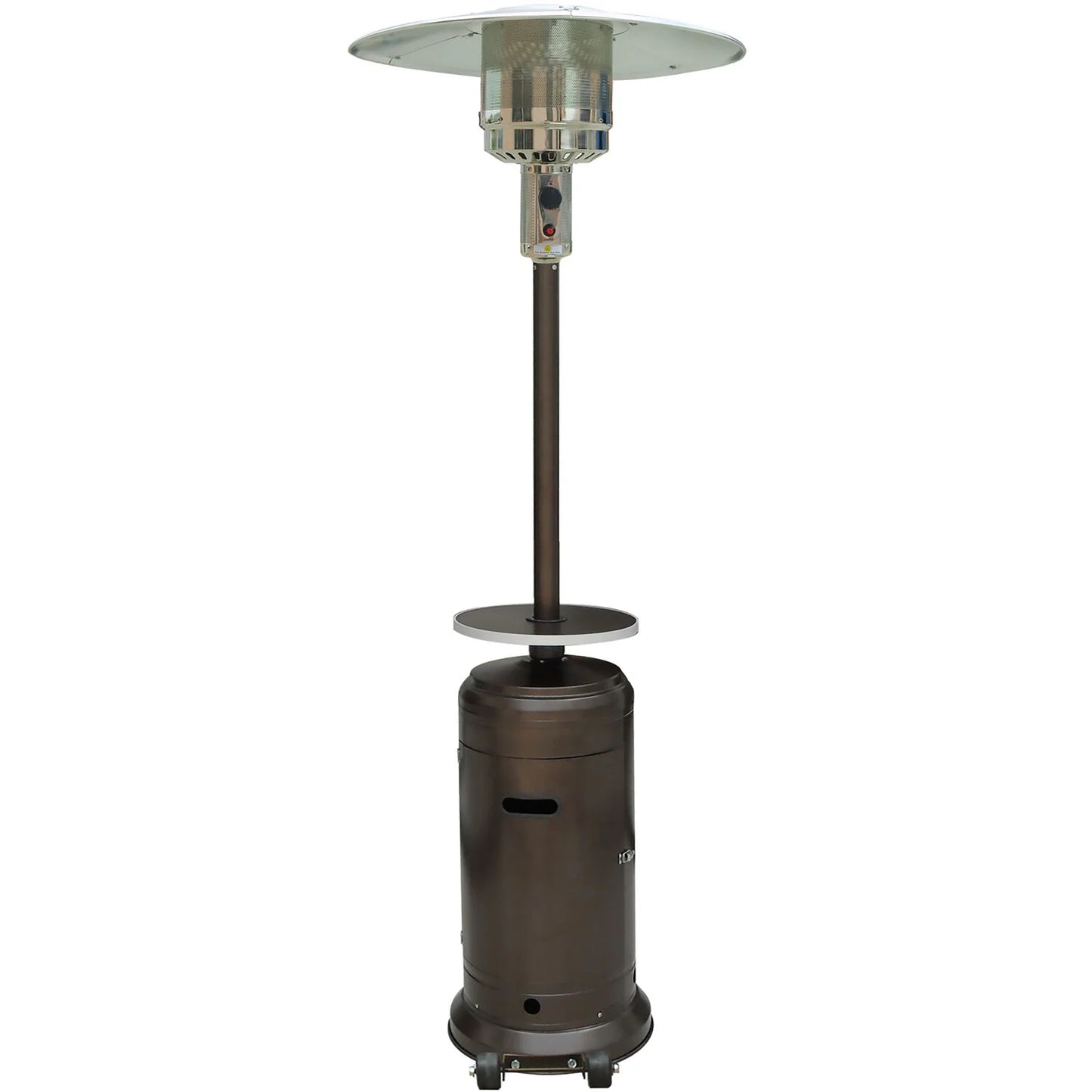 Hanover 7-Ft. 48,000 BTU Steel Umbrella Propane Patio Heater in Black