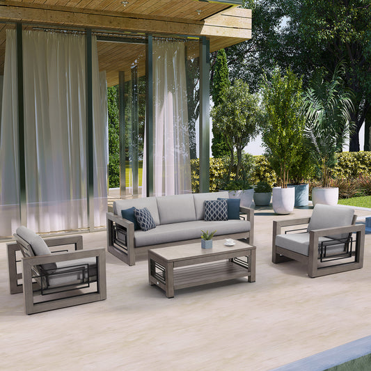 Austin II 4-piece Outdoor Patio Seating Set