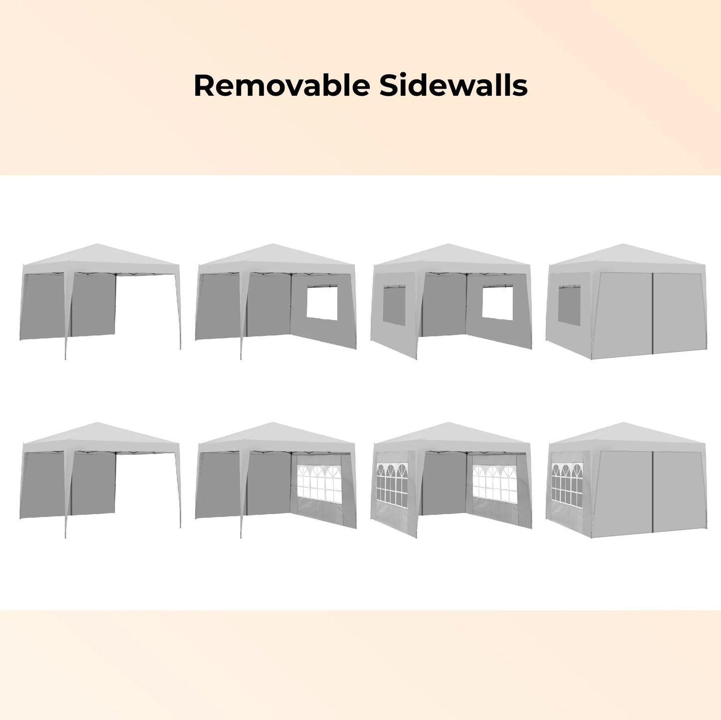 IVV 10x10FT Pop Up Canopy Tent, Outdoor Instant Slant Legs Gazebo Shelter with Carrying Bag, Portable for Patio Deck Garden and Beach - Blue