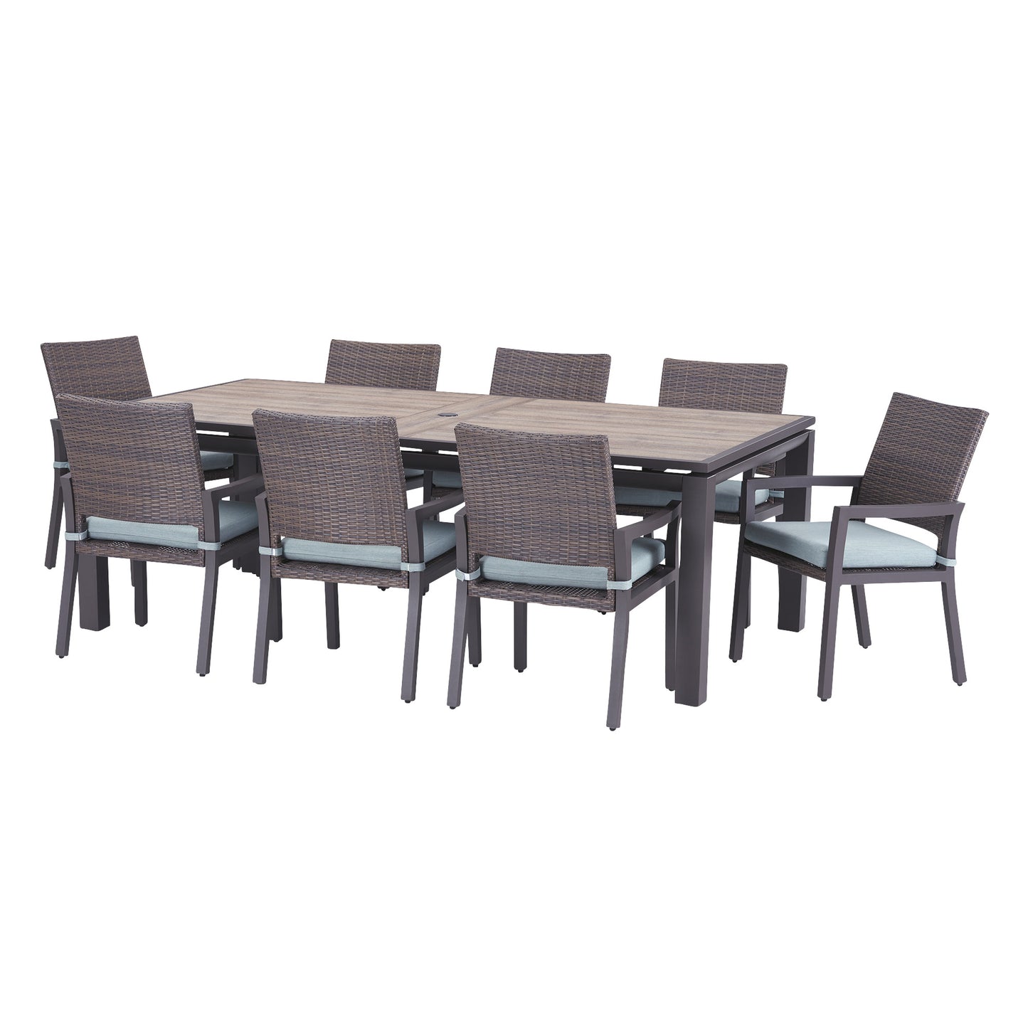 Milea 9-piece Outdoor Patio Dining Set