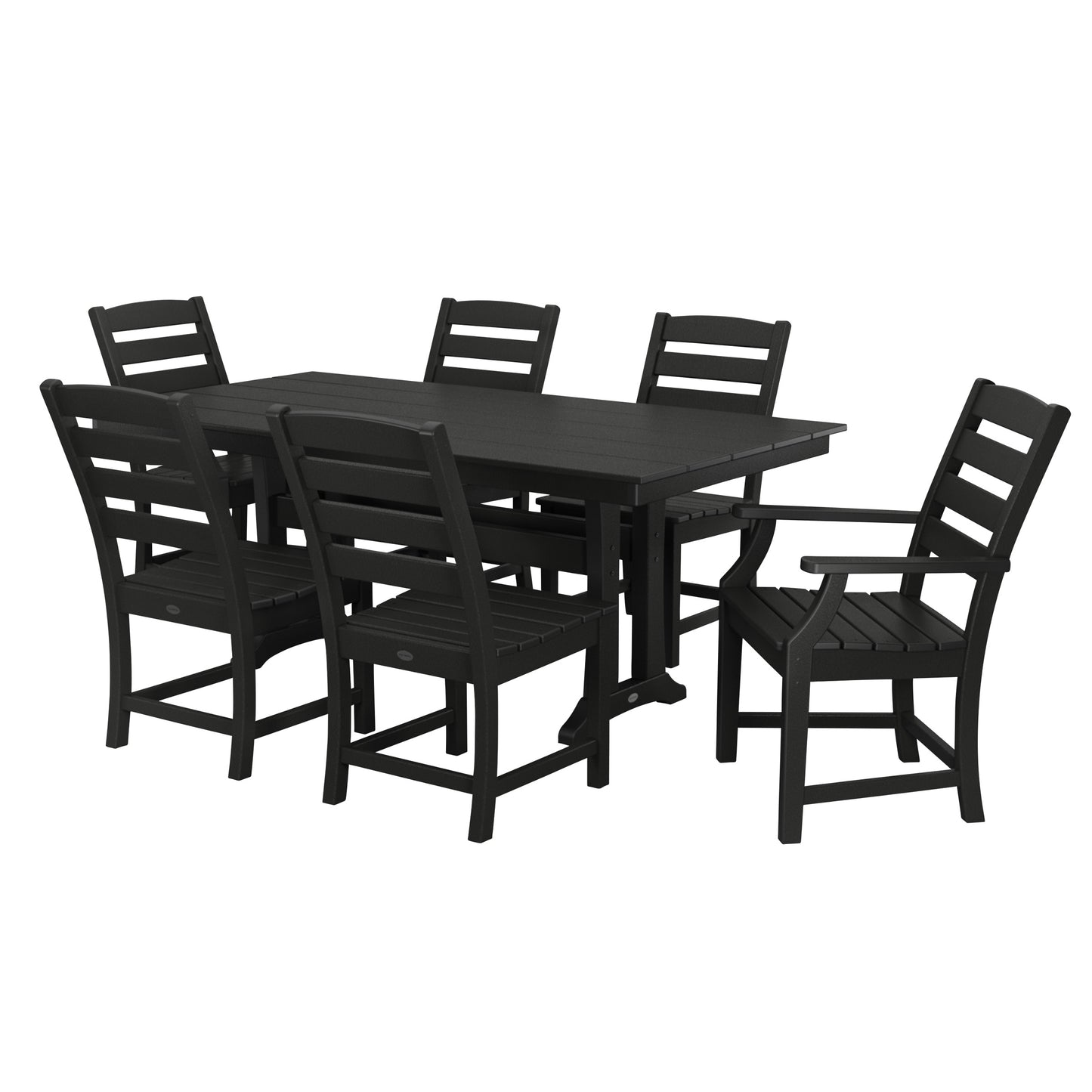 POLYWOOD Chesapeake 7-piece Outdoor Patio Dining Set