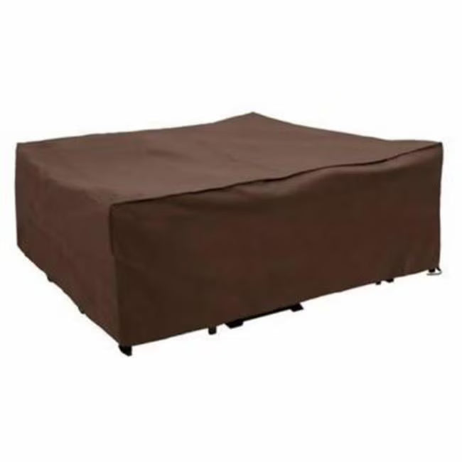 Mr. Bar-B-Q 120 x 90 x 40 in. Premium Patio Cover, Dark Brown - 600 x 300D PE