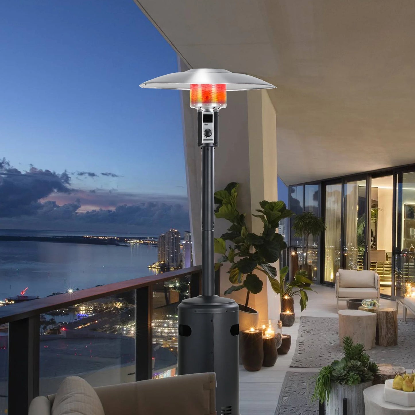 BALI OUTDOORS Gas Patio Heater Propane Patio Heater 40,000 BTU Outdoor Heaters for Patio