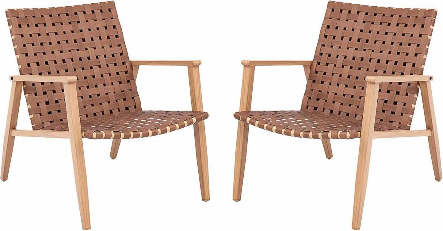Outdoor Chairs Set of 2, Patio Bistro Set, Outdoor Furniture Set, Outdoor Conversation Chair Sets for Balcony Backyard Park Garden