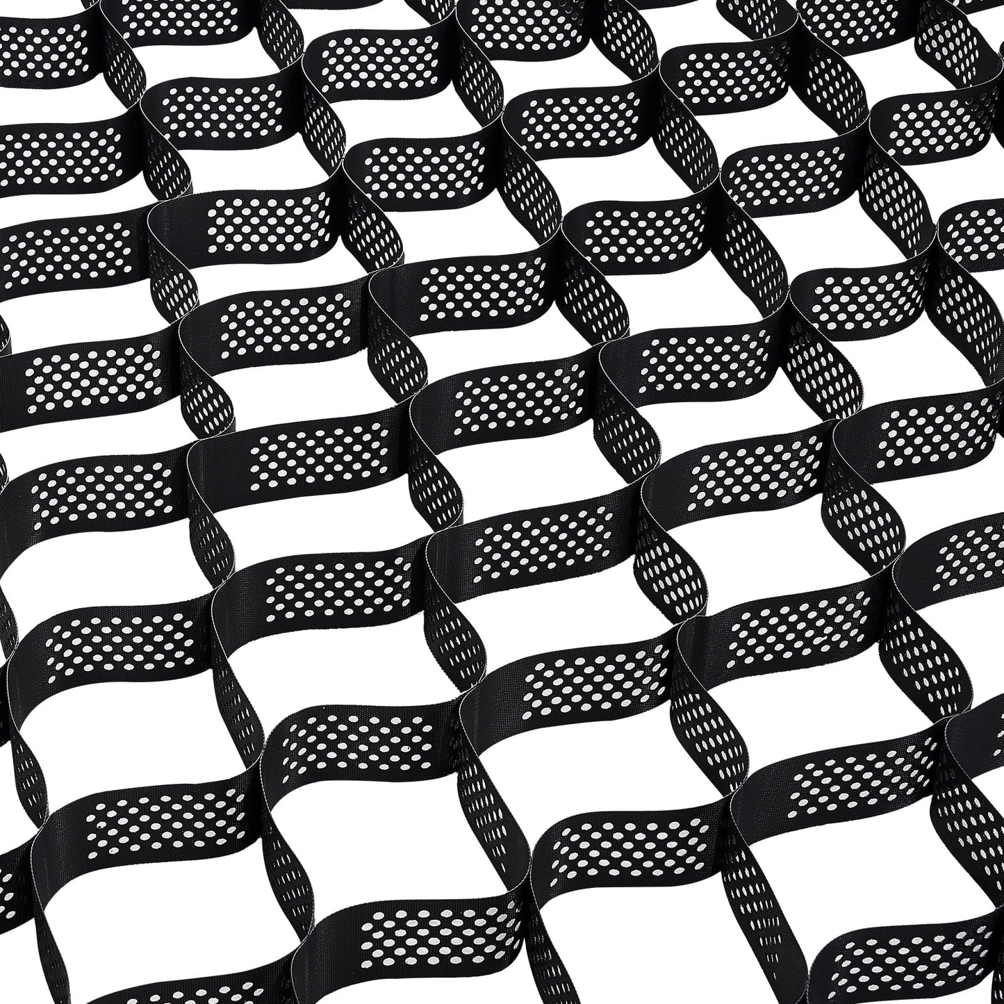 KFFKFF Gravel Grid, 4 Inch Depth, 17.06 x 8.86 FT/5200 x 2700 mm, Supports 1880 LBS Per Sq ft, Permeable Ground Stabilizer for Garden, Patio, Walkway, RV Parking Slopes