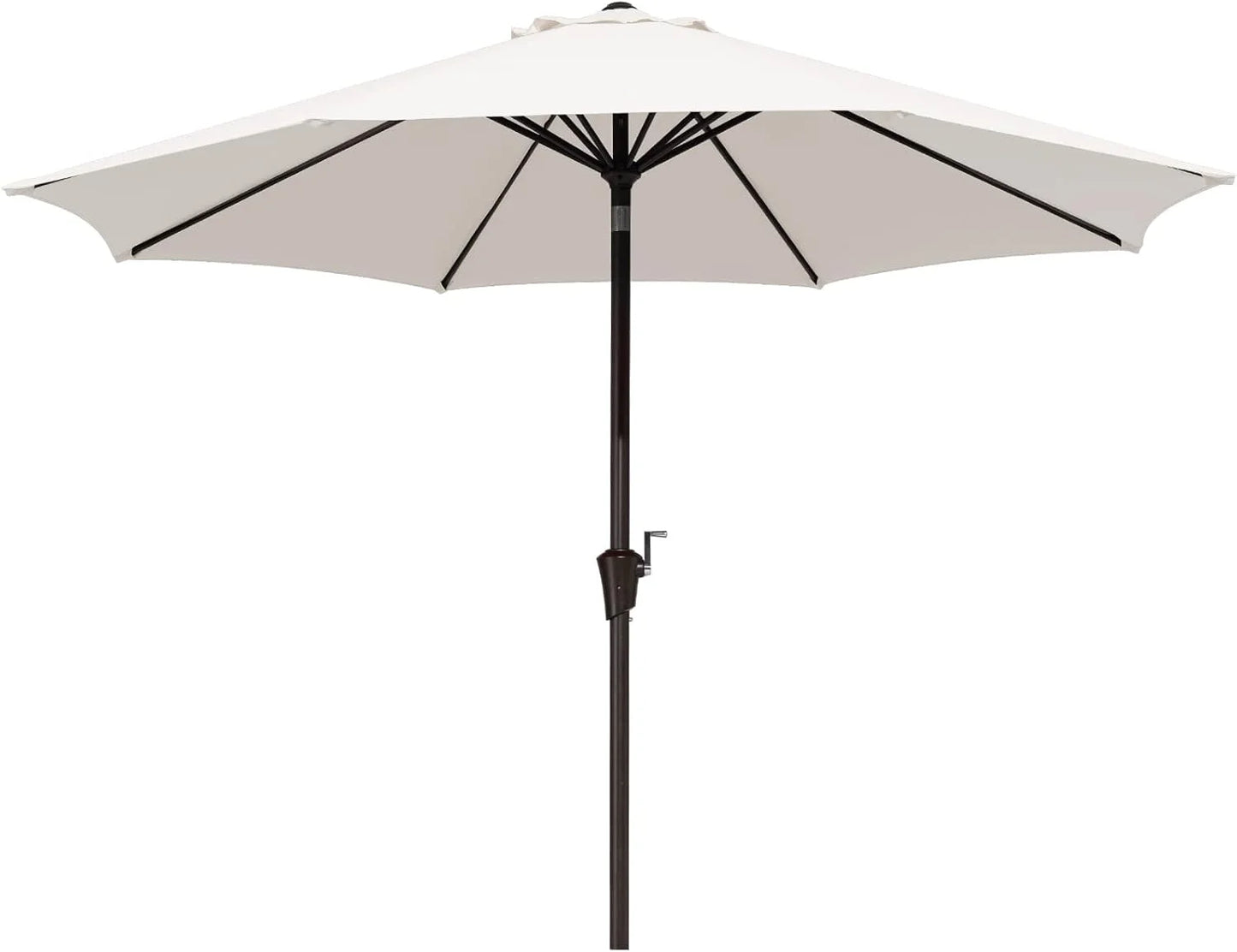 JEAREY Olefin Patio Umbrella Outdoor Umbrella with Auto Tilt