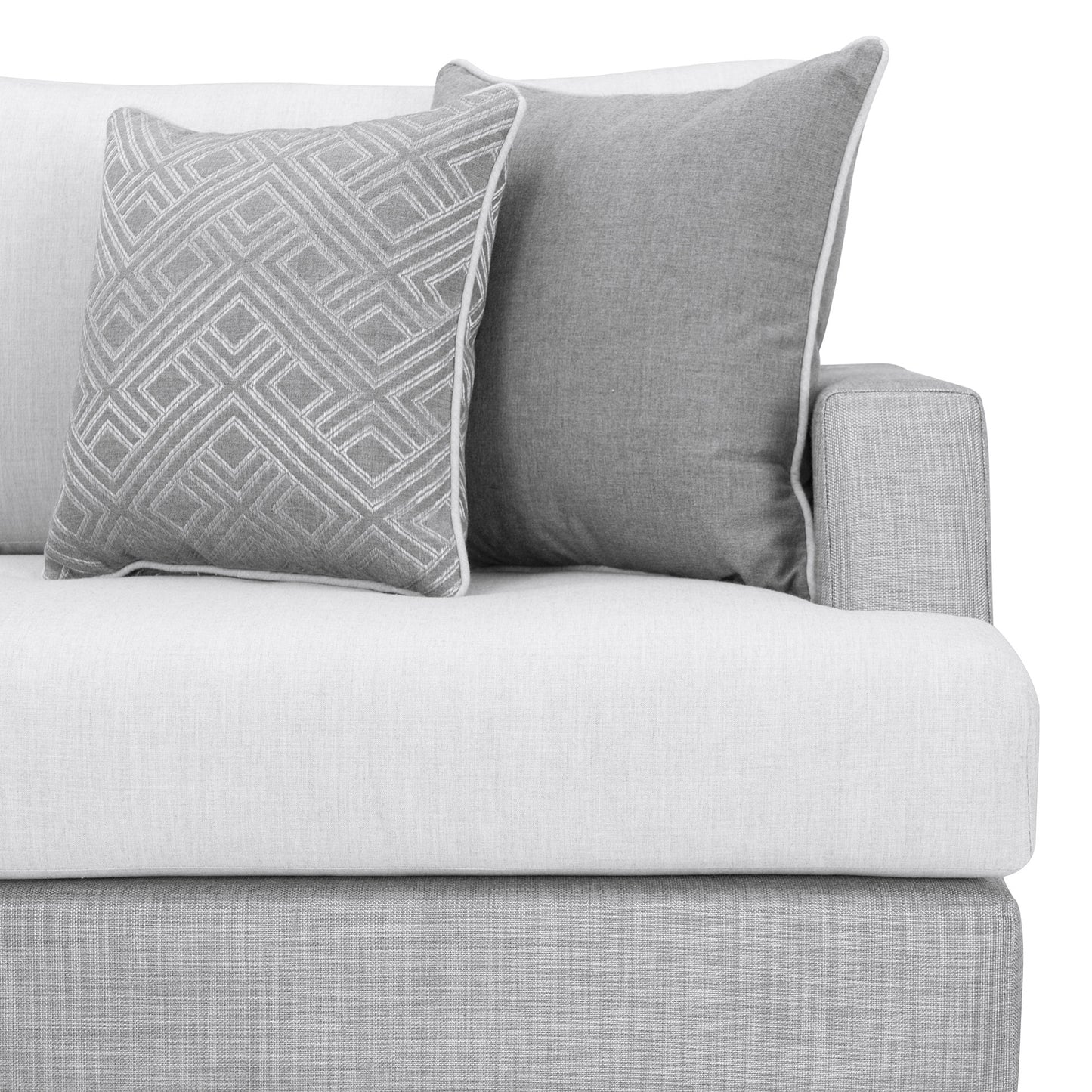 Modern Sling 6-piece Outdoor Patio Sectional Set