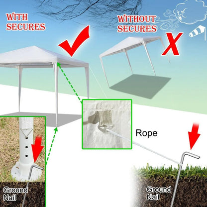 Beran7 Gazebo Canopy, Pavilion Cater Canopy Waterproof Sun Shelter, Outdoor Patio BBQ Wedding Party Events Heavy Duty Folding Portable Camping Tent