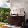 Teamson Home 154-Gallon Patios, Decks, and Pool areas Storage Chest with Waterproof Liner, Brown
