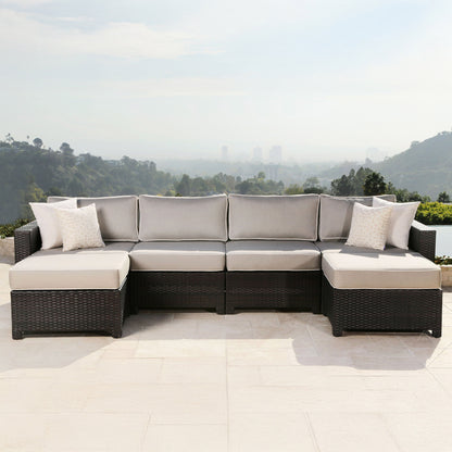 Monaco 6-piece Modular Outdoor Patio Seating Set