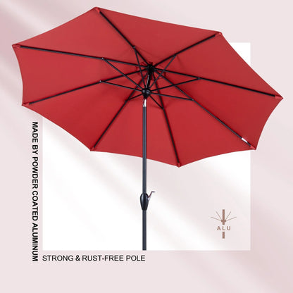 Tempera 9FT Auto Tilt patio umbrella