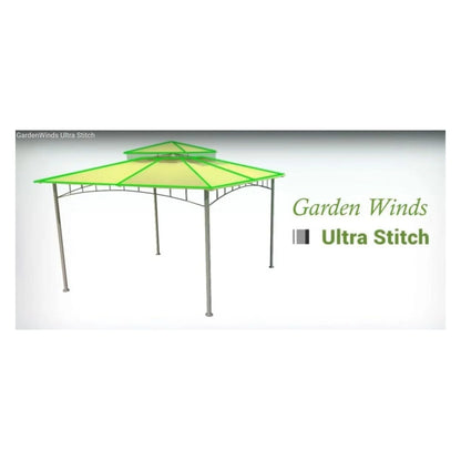 Madaga Gazebo Replacement Canopy - RipLock 350 Nutmeg - 10x10 - Outdoor Patio Cover