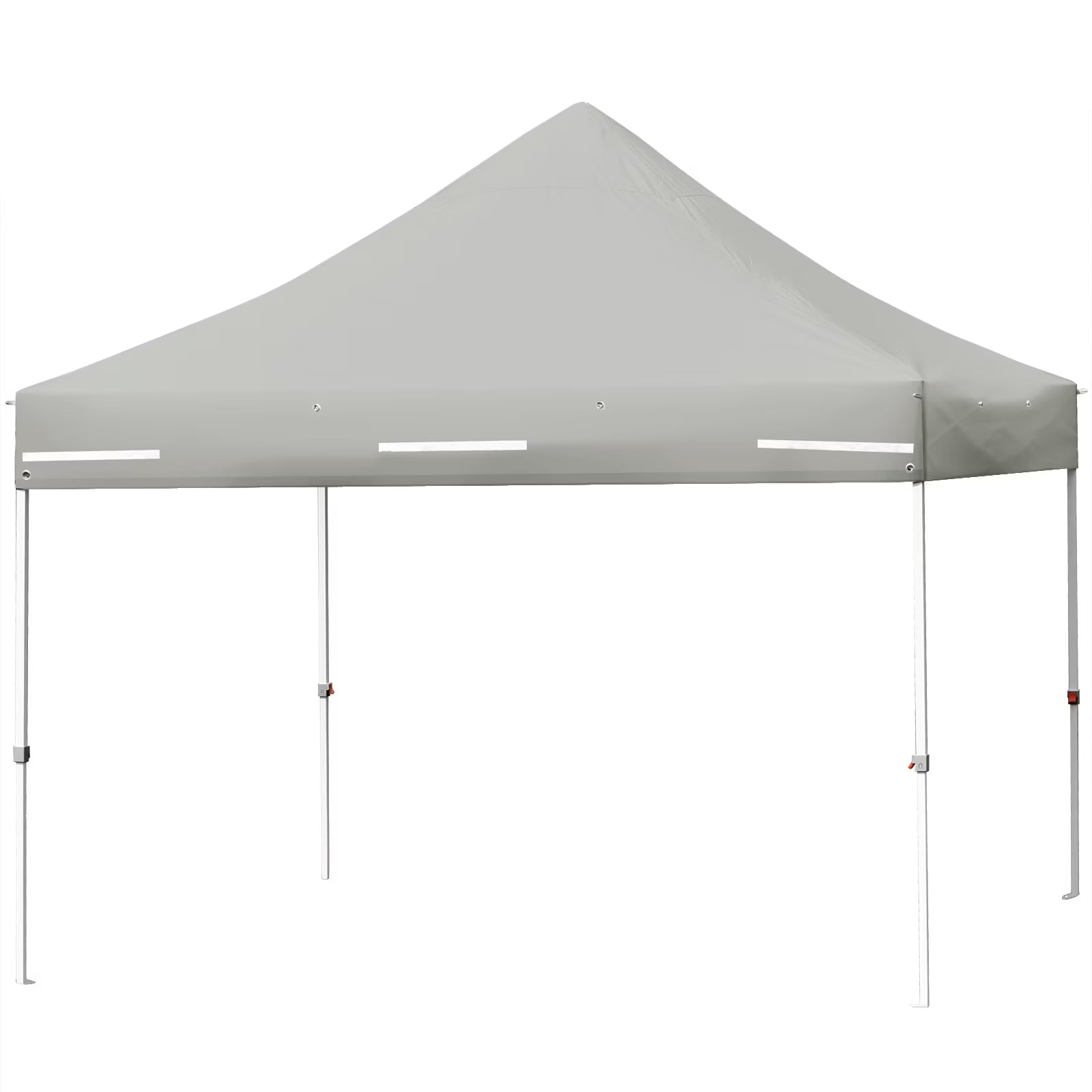 Patiojoy 10x10ft Pop up Tent, 4 Height Adjustment Folding Camping Tent with Awning Blue