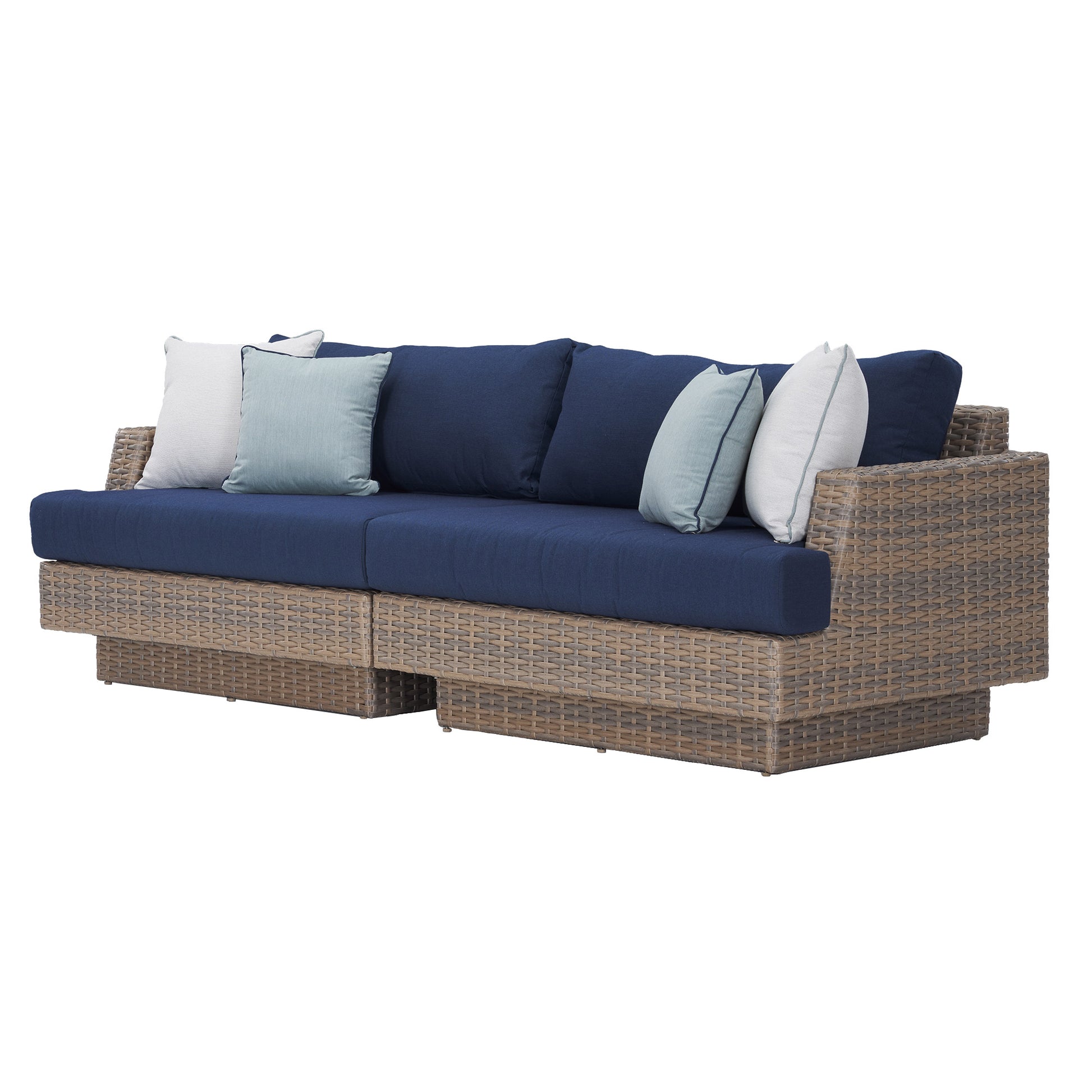 Portofino Repose 5-piece Outdoor Patio Modular Sectional Seating Set