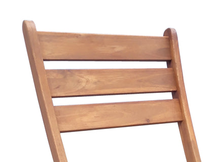 Mainstays Outdoor Patio 3-Piece Wood Bistro Set, Natural Color