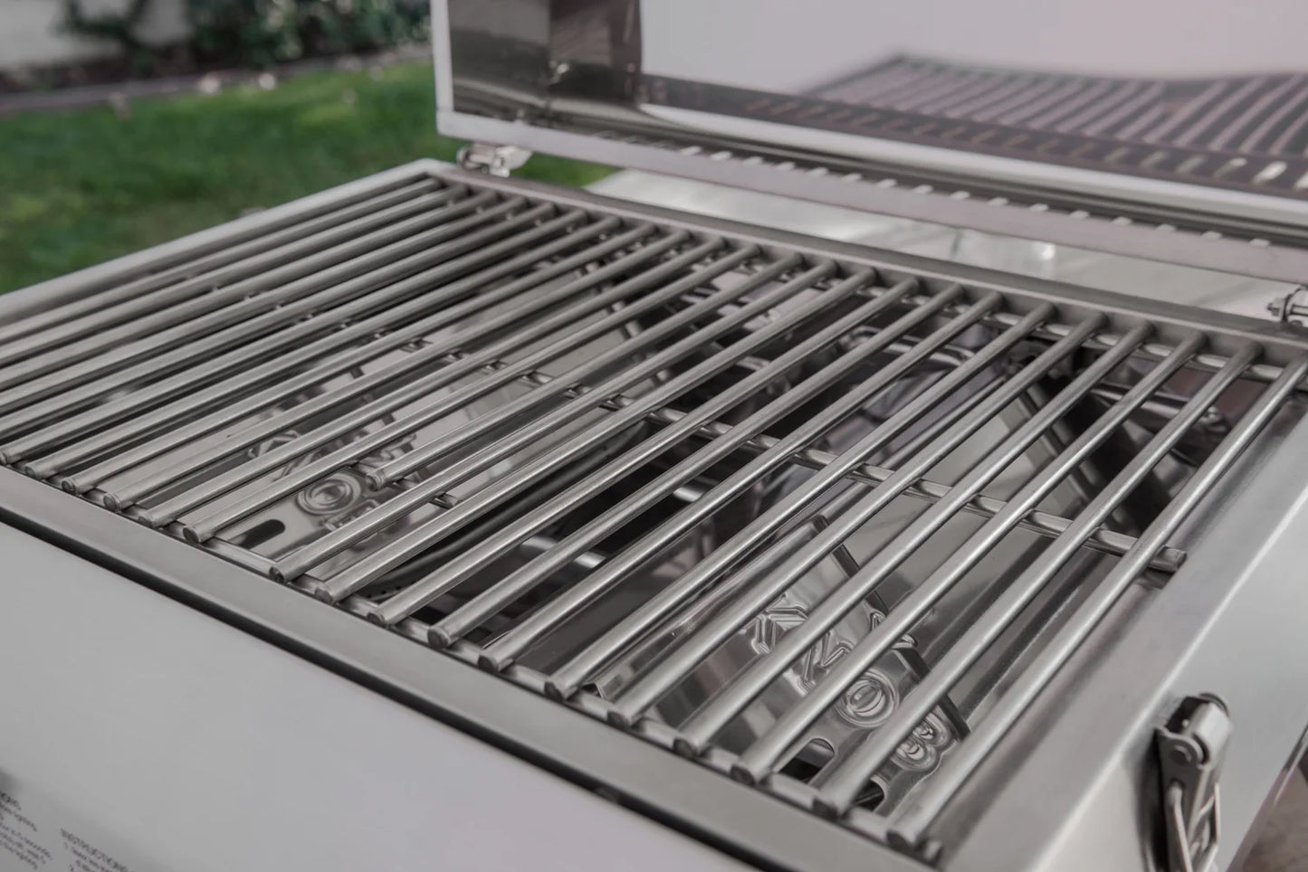 Nexgrill Stainless Steel 2-Burner Portable Gas Grill with Locking Lid, Folding Legs, 20,000 BTUs, 251 SQ In Cooking Space, Tabletop Grill for Camping, Outdoor Cooking, Patios, and More - 820-0007GE
