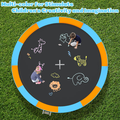 14Ft Trampoline for Kids and Adults, Outdoor Trampoline with Basketball Hoop, Segmart Upgrade Heavy Duty Trampoline with Enclosure Net & Ladder for Backyard Patio Garden