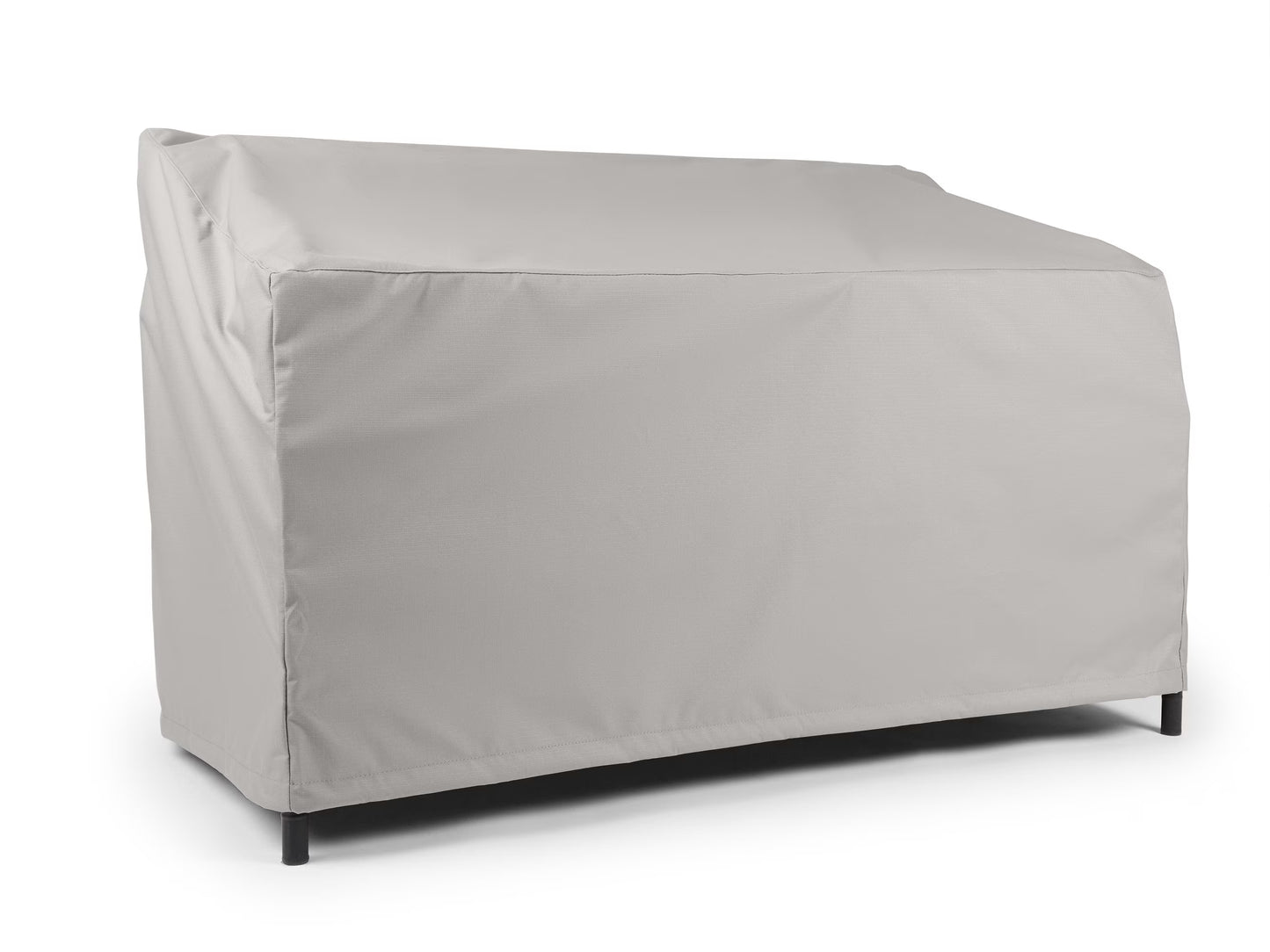 Covermates Outdoor Patio Sofa Cover - Heavy-Duty Polyester, Weather Resistant, Drawcord Hem, Seating and Chair Covers, 82W x 40D x 40H, Ripstop Tan