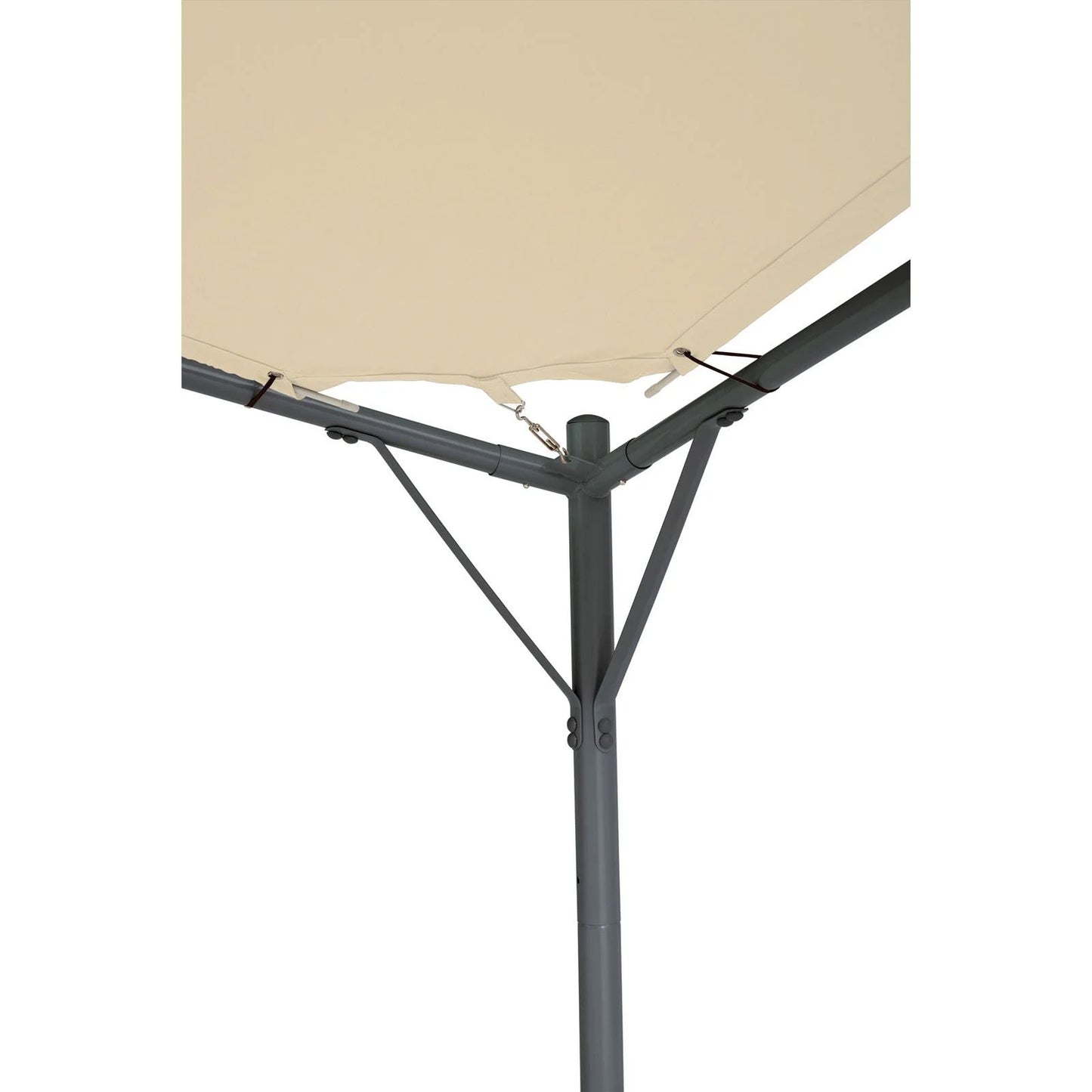 ShelterLogic Monterey 12x12 Canopy Gazebo Portable Shade Solution Backyards, Patios, Pools, Cream