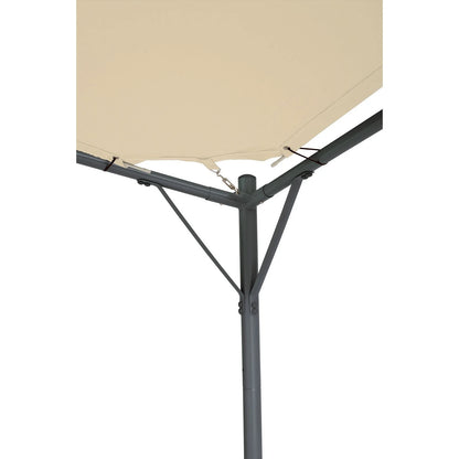 ShelterLogic Monterey 12x12 Canopy Gazebo Portable Shade Solution Backyards, Patios, Pools, Cream