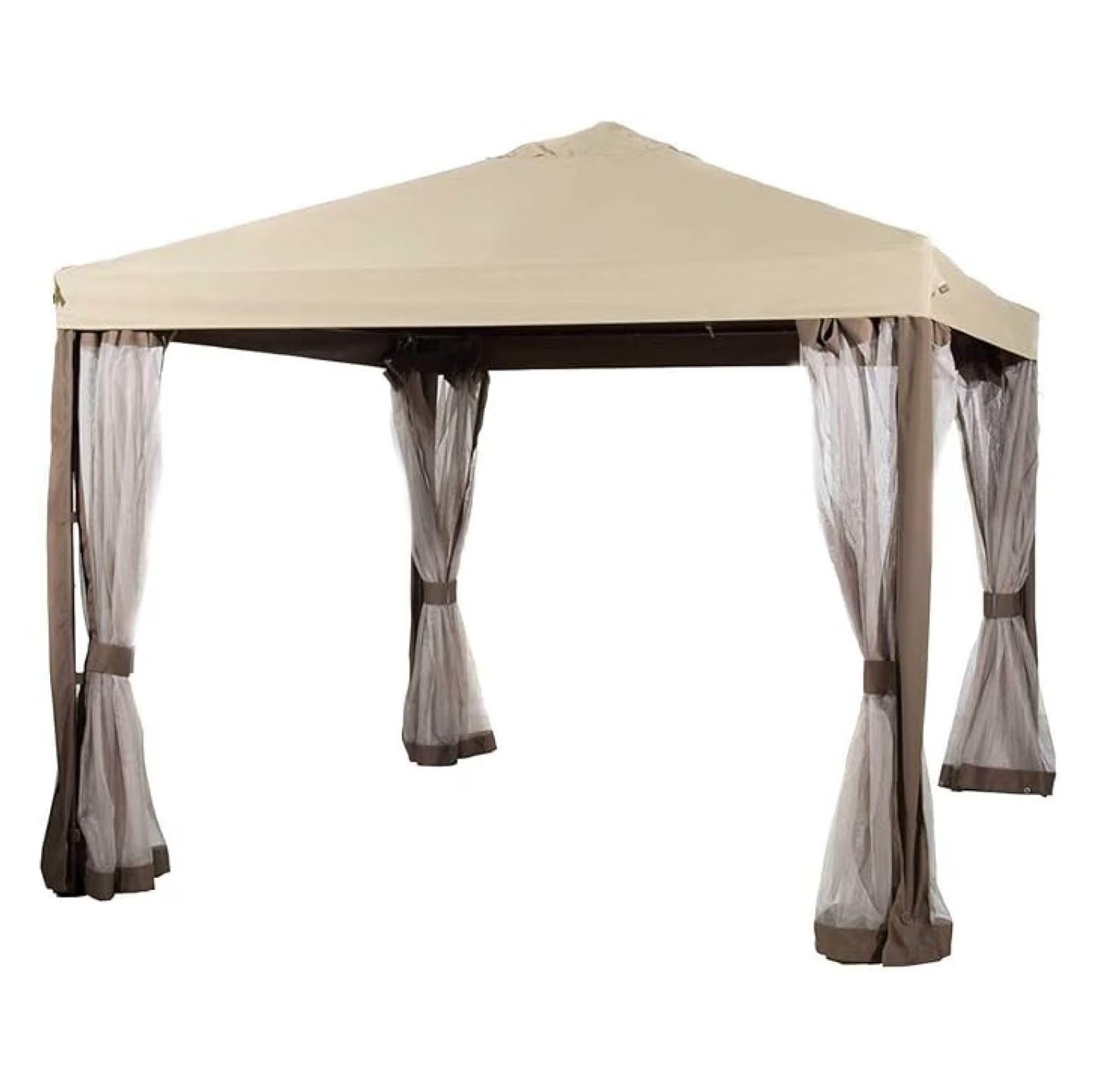 ABBA Patio 10x10 Gazebo Replacement Canopy - RipLock 500 Top Cover Beige