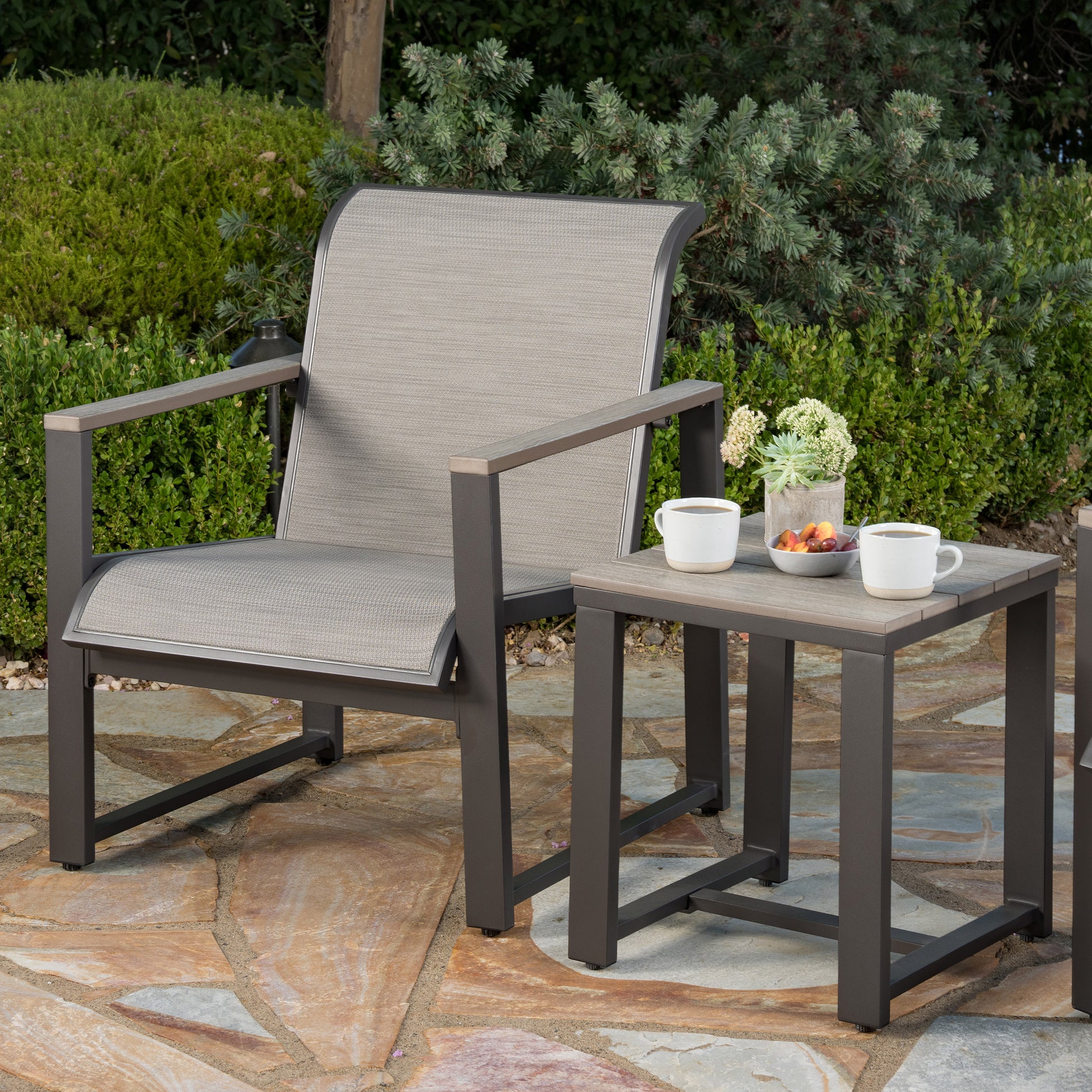 SunVilla Helio 3-piece Outdoor Patio Seating Set