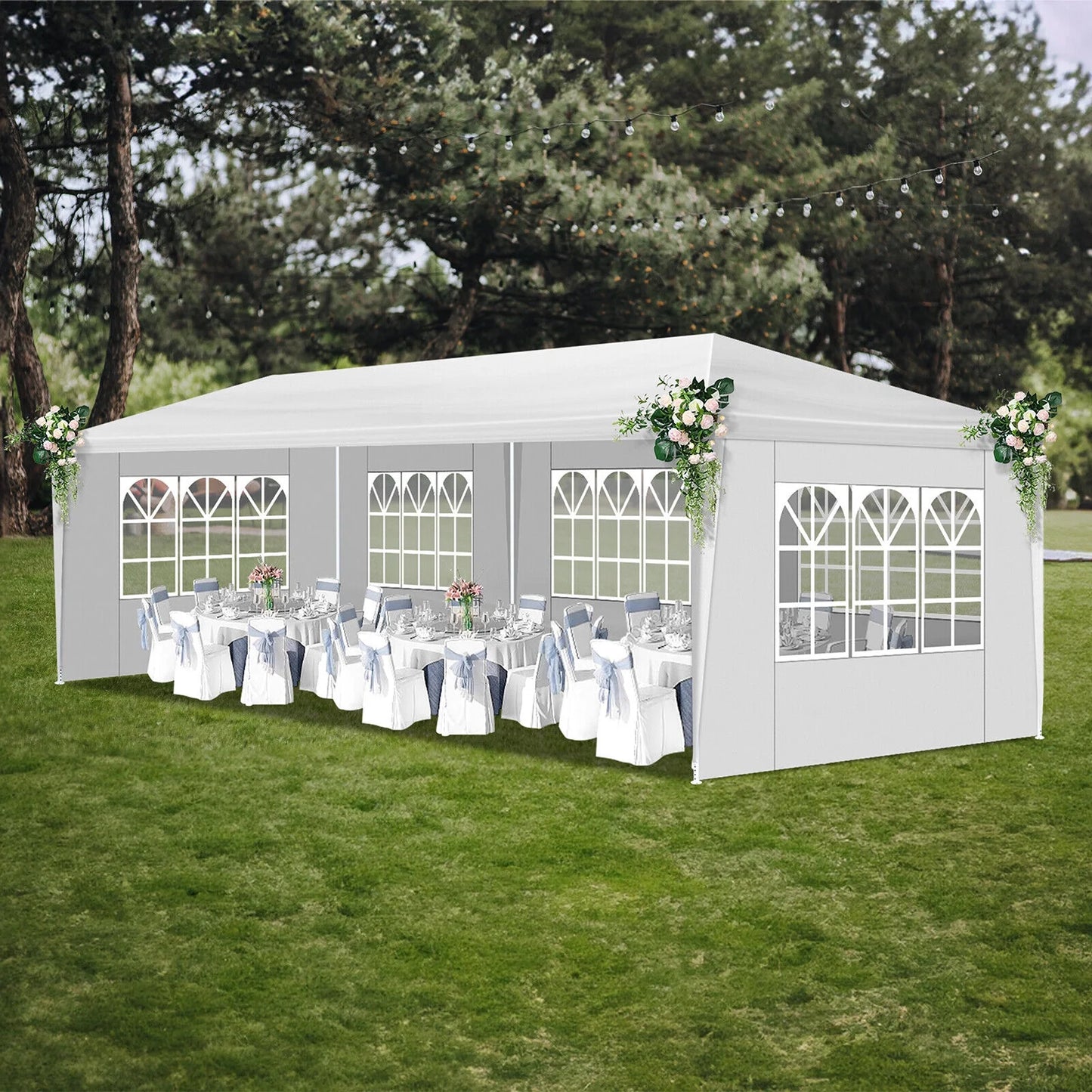 Veado 10'x30' Party Wedding Outdoor Patio Tent Canopy Heavy Duty Gazebo Pavilion