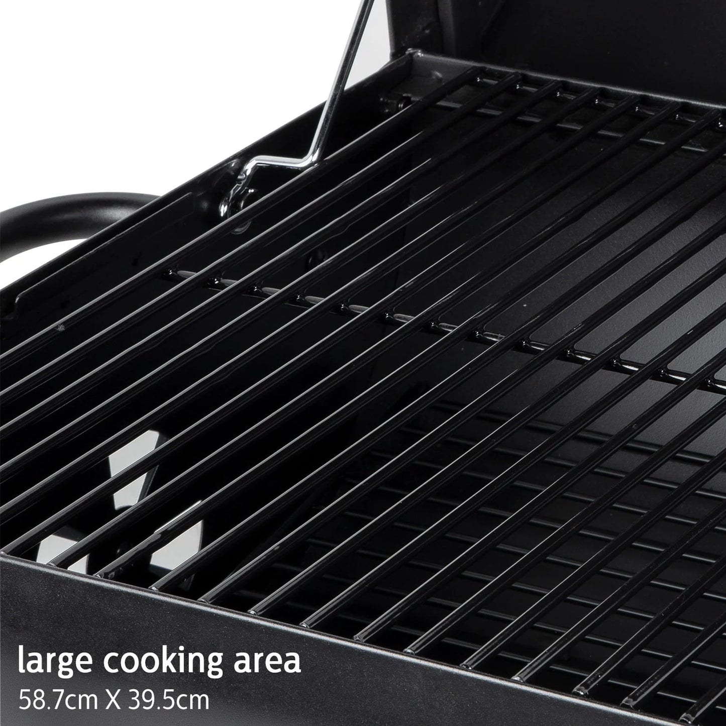 Uten Charcoal Grill Outdoor BBQ Smoker Picnic Camping Patio Backyard Cooking, Black