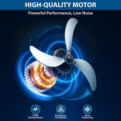 Danolapsi 30 Inch Industrial Drum Fan, 3-Speed High Velocity Floor Fan, Heavy Duty Metal Air Circulator with Caster Handle for Patios, Warehouses, Commercial, Factories and Workshops