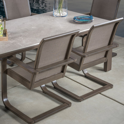 SunVilla Gibson 7-piece Outdoor Patio Sling Dining Set