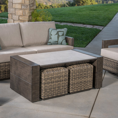 SunVilla Bernard 6-piece Outdoor Patio Seating Set