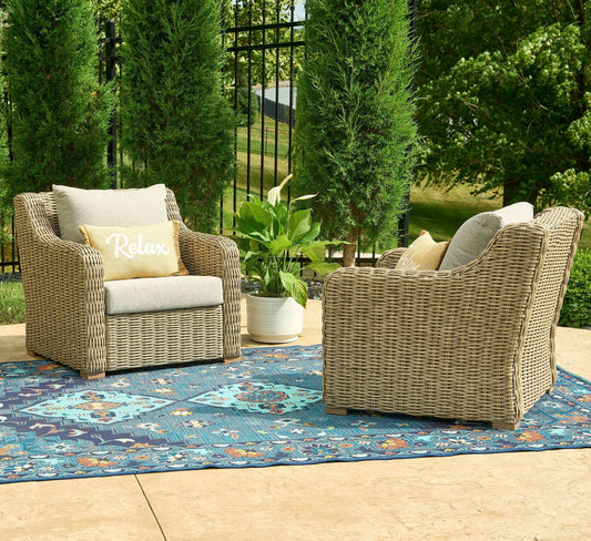 Better Homes & Gardens Bellamy 2-Pack Lounge Chairs with Patio Cover