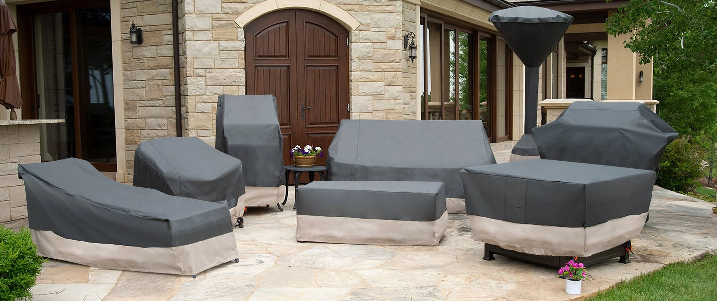 Modern Leisure Renaissance Patio Swing Cover, 81"L x 52"W x 70"H, Gray