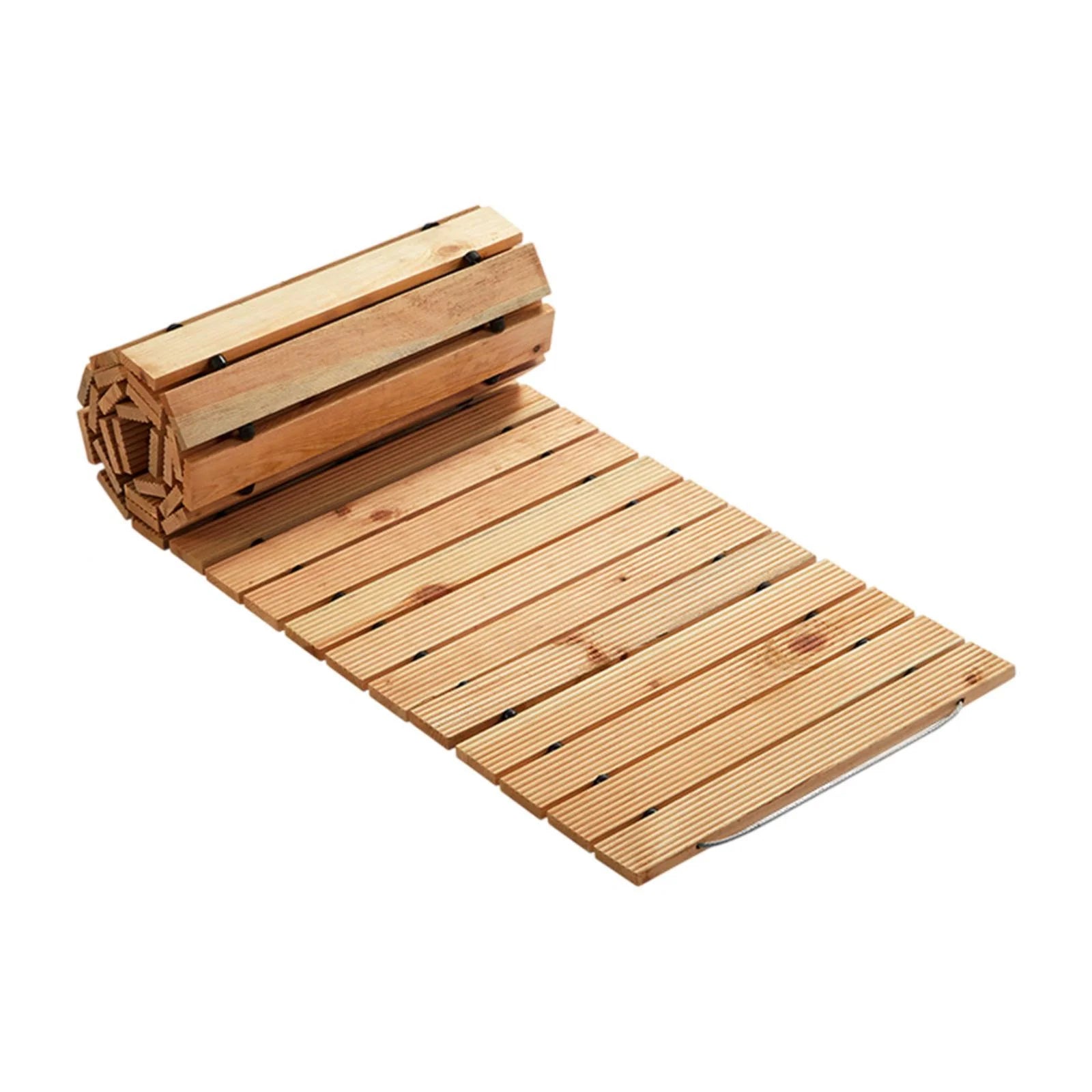 koolsoo Wooden Garden Pathway Boardwalk Decor Wood Road Floor Straight Walkway Wedding Party Pathway for Outside Beach Outdoor Patio