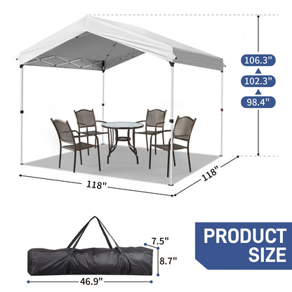 Ktaxon 10' x 10' Pop Up Canopy Tent EZ Up Canopy Tent for Outdoor Event,Car Shelter,Patio Activity