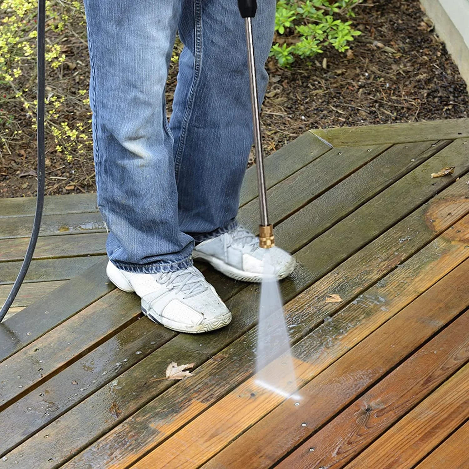 Seizeen Electric Pressure Washers - Max 3380 PSI High Power Washer, 2 GPM Power Washers Electric Powered with 4 Nozzles, Foam Cannon, Hose Reel, Car Motorcycle Water Washer for Deck/Driveway/Patio