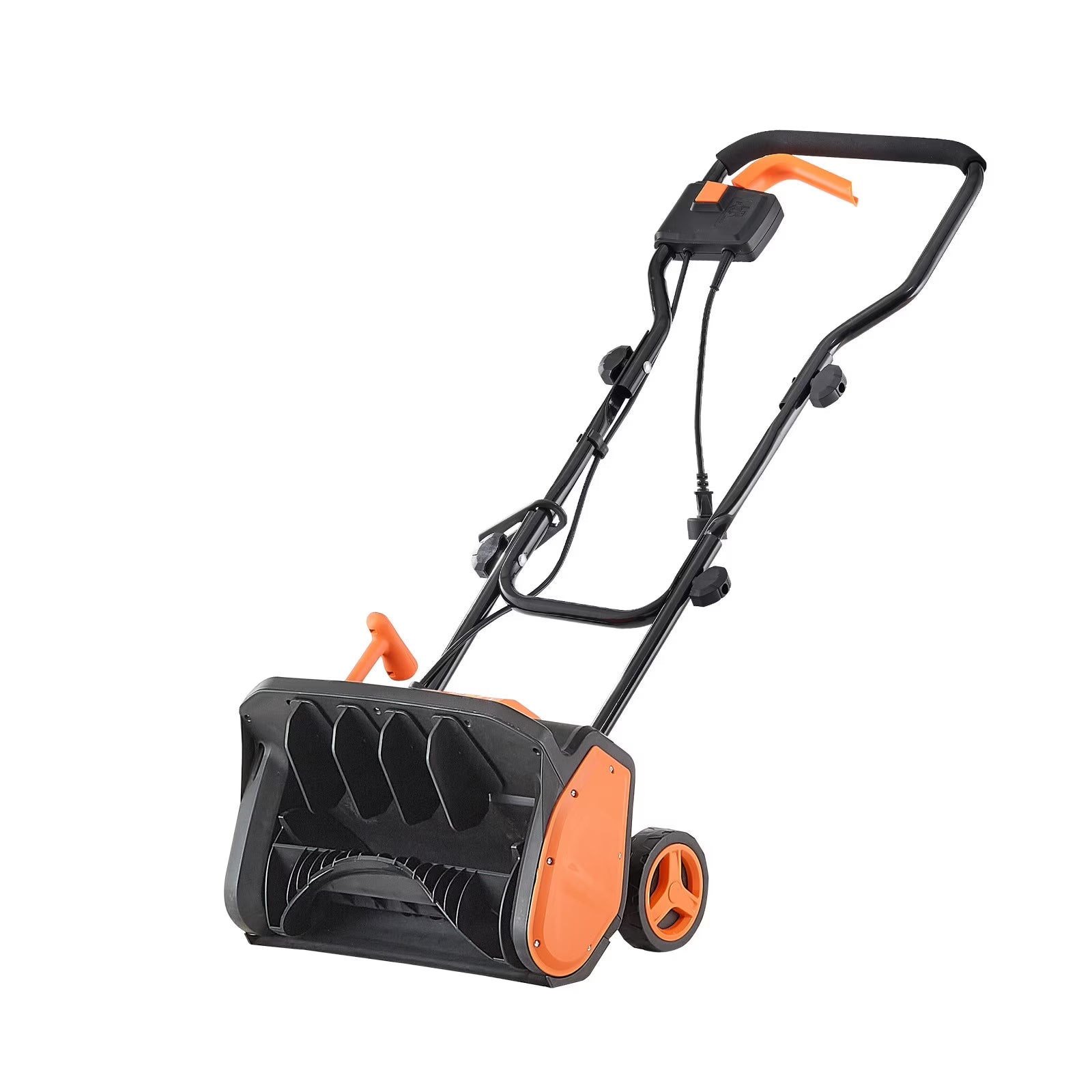 WRTHN 17 in Electric Snow Blower 12A Motor Snow Shovel, 20 ft Throw Distance, 6 in Deep, Adjustable 60? Chute, Lightweight Snow Thrower for Driveways, Sidewalks & Patios