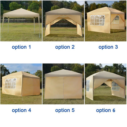 EasingRoom Pop up Canopy Tent Outdoor Folding Patio Gazebo Shade 10'x10' Yellow