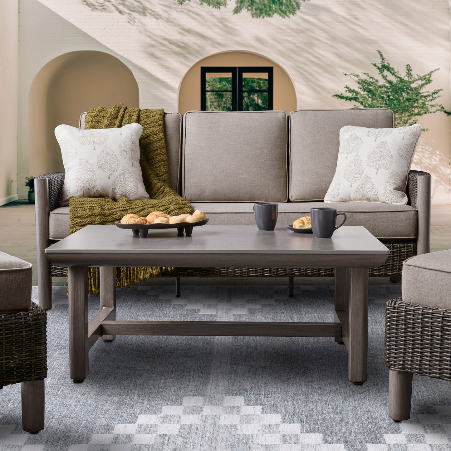 Agio Parkfield 6-piece Outdoor Patio Deep Seating Set