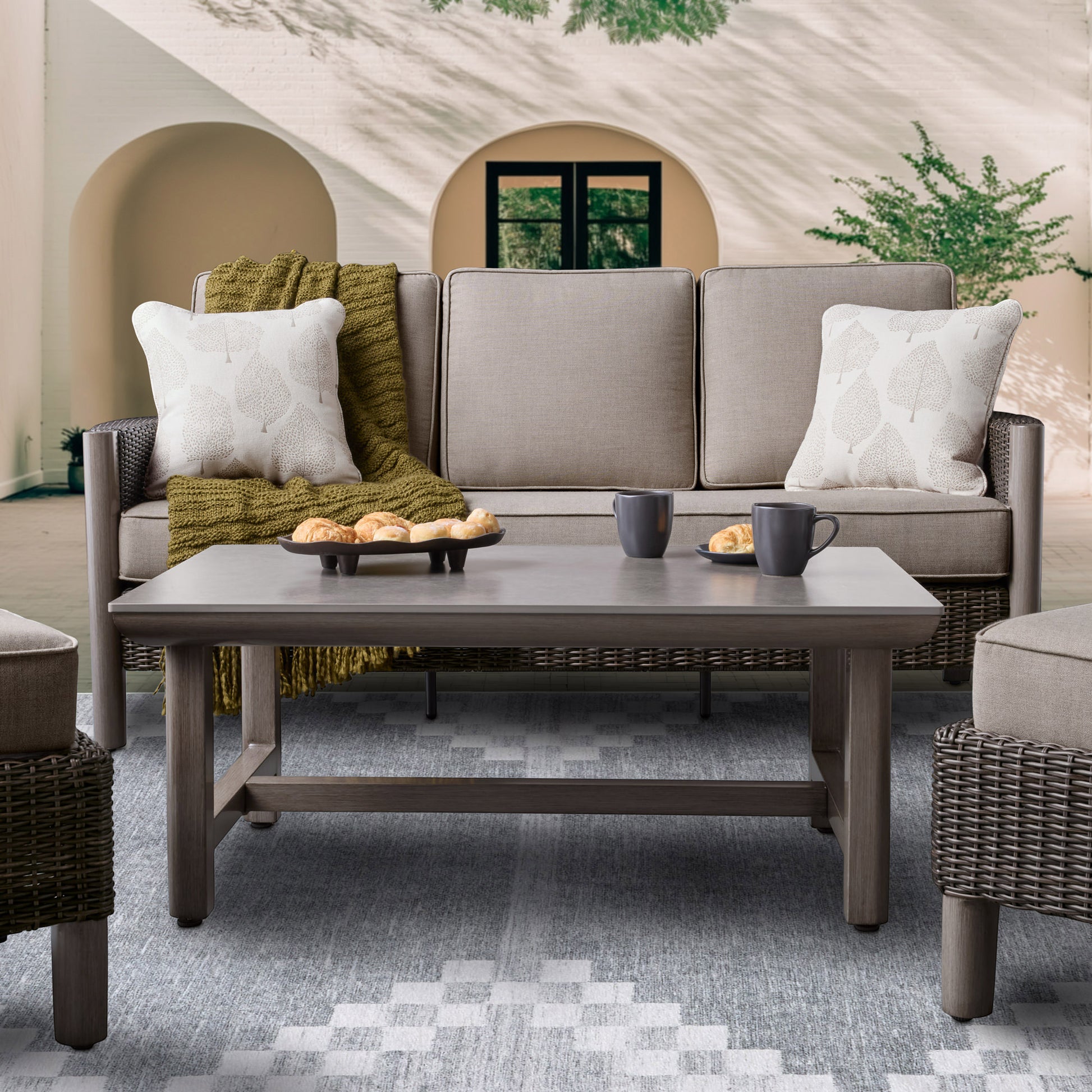 Agio Parkfield 6-piece Outdoor Patio Deep Seating Set
