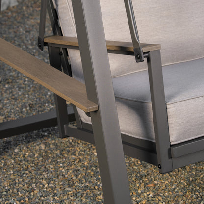 SunVilla Pine Knoll Cushion Outdoor Patio Swing