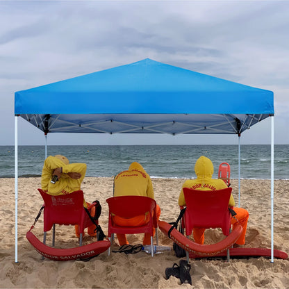 NALYL Canopy Tent, 10X10 FT Pop Up Canopy Outdoor Instant Tent Slant Legs with Carrying Bag, Portable Gazebo Shelter for Patio Deck Garden and Beach