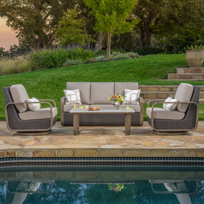 SunVilla Violet 4-piece Outdoor Patio Seating Set