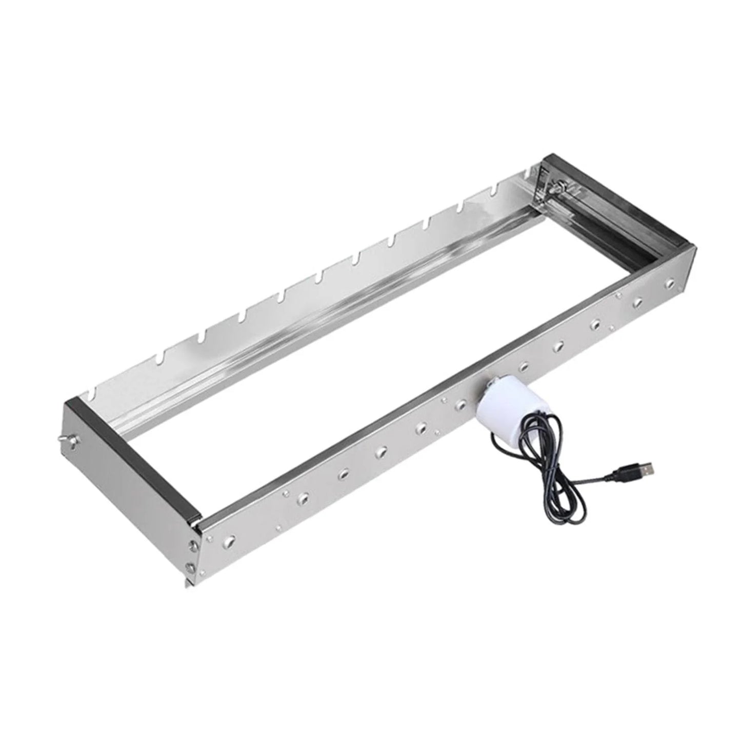 Automatic flips frame Tool Set Adjustable Width Easy to Install Grilling Stand DIY Barbecue Grill for Backpacking Hiking Patio backyards bbq 60cm