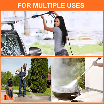 YouYeap 3000 PSI Electric Pressure Washer for Household, Great for Cars, Patios, Siding, Driveways