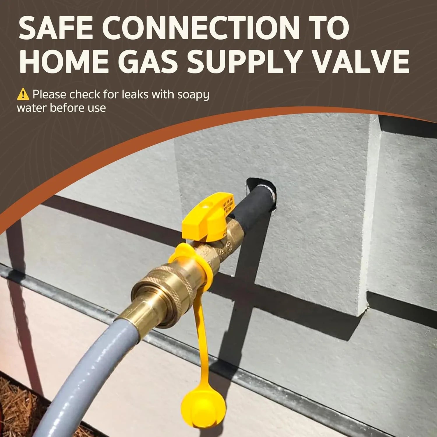 12 Feet 3/8" ID Natural Gas Hose, Low Pressure LPG Hose with Quick Connect, for , Char-broil, Pizza Oven, Patio Heater and More