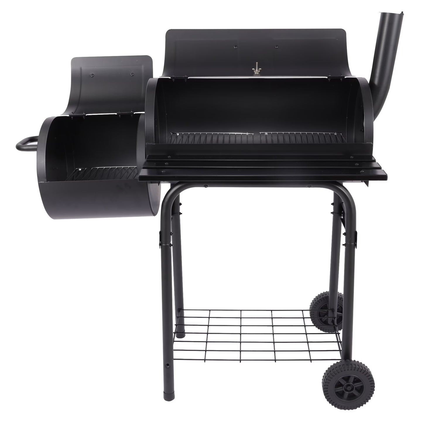 YouLoveIt BBQ Charcoal Grill Portable Barbecue Grill Offset Smoker Barbecue Oven with Wheels for Outdoor Picnic Camping Patio Backyard