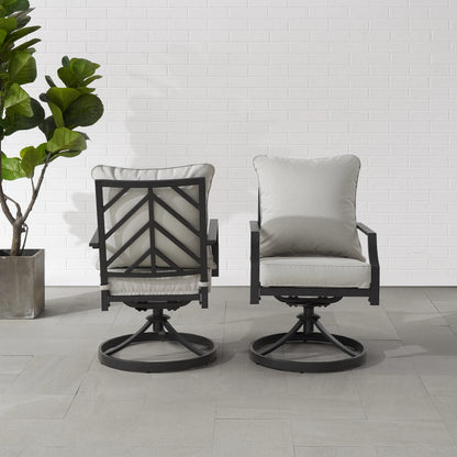 Crosley Furniture Otto 2-Piece Outdoor Chair Set, Dining Patio Chairs for Deck, Backyard