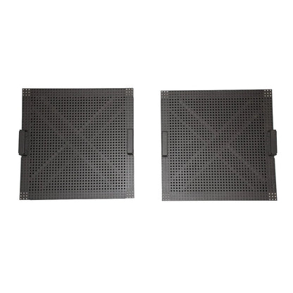 Blue Sky Outdoor Living Rectangle Steel Peak Smokeless Patio Fire Pit, Black